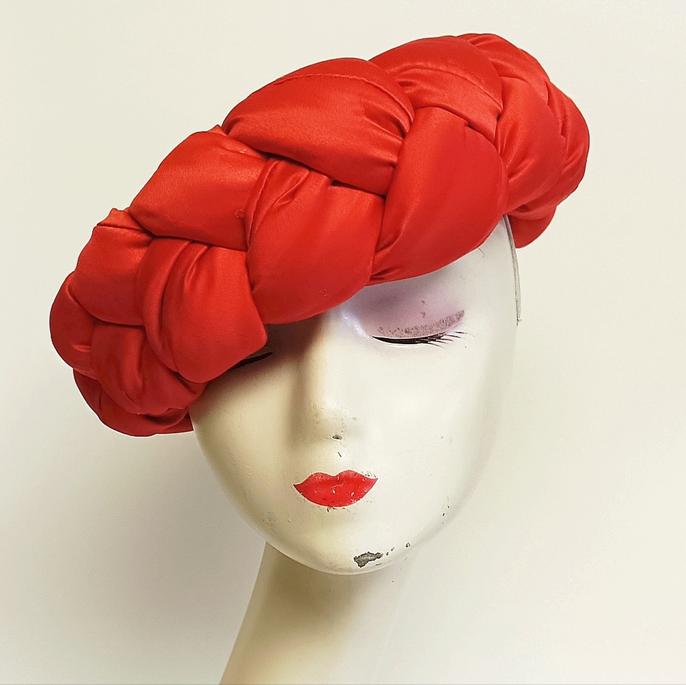 Woven headband in Red
